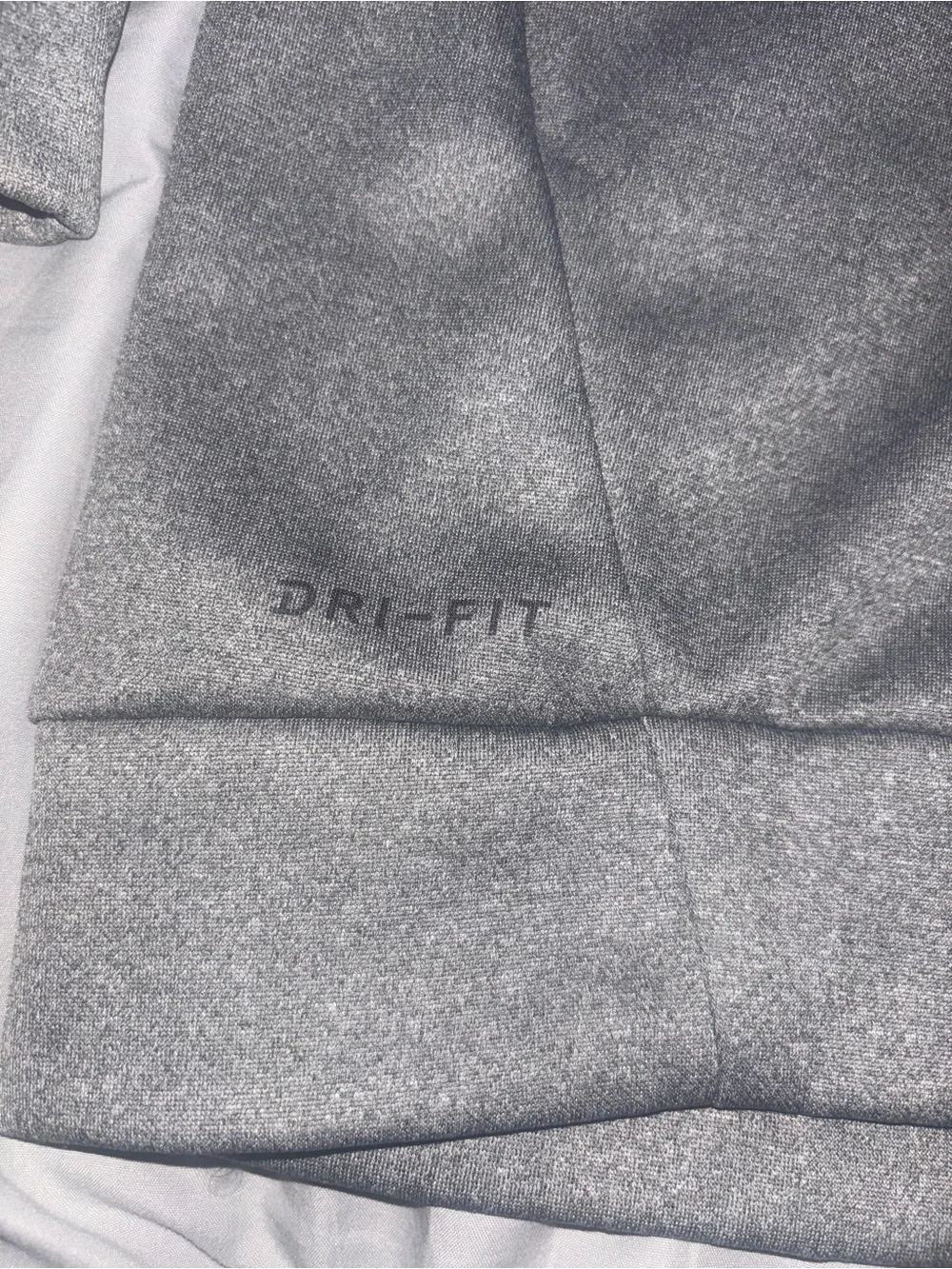 Nike Gray Half-Zip Training Pullover